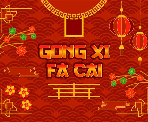 chinese  year gong xi fa cai background freevectors