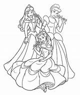 Princesas Colorear Mewarnai Gambar Princesa Princes Gratistodo Frozen Putih Paud Rapunzel Coloring sketch template
