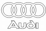 Audi Logo Coloring Pages Dwg Block Cad Template Vehicles sketch template