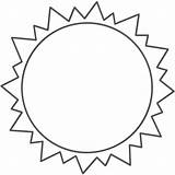 Coloring Sun Planet sketch template