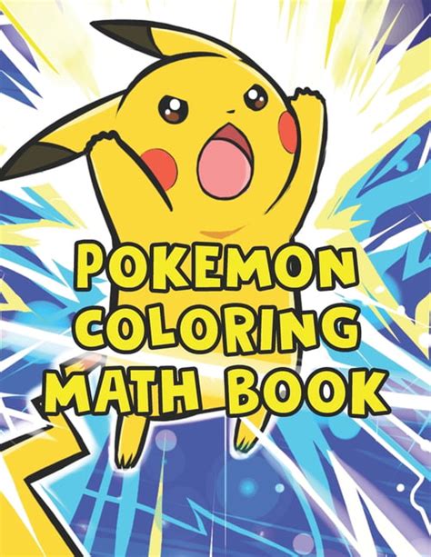 awesome pokemon math coloring book png  file design