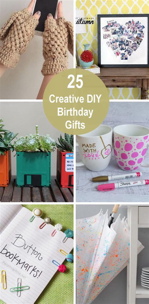 creative diy birthday gifts styletic