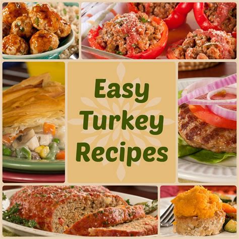 quick healthy dinner recipes  easy turkey recipes