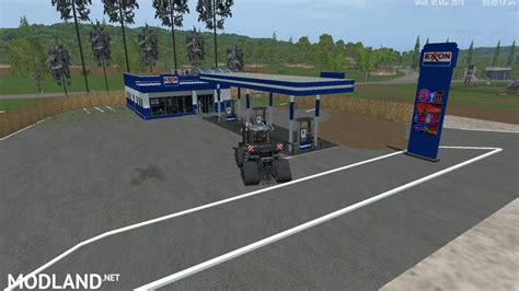 Exon Placeable Gas Station V 1 0 By Eagle355th Mod For Farming
