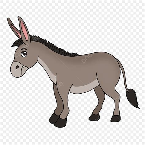 donkey png vector psd  clipart  transparent background