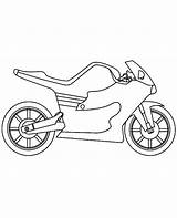 Coloring Motorcycle Pages Simple Motorbike Easy Topcoloringpages Motorbikes Education Sheets Kids Print sketch template