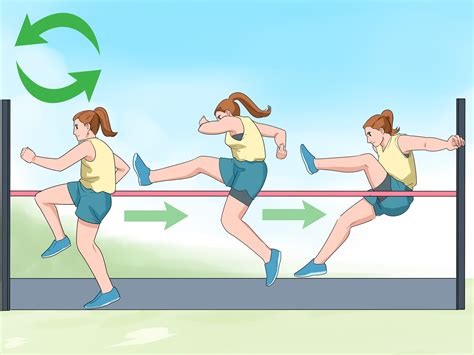 como hacer el salto de altura atletismo  pasos