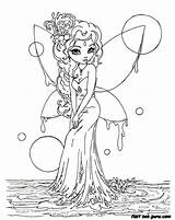 Coloring Fairy Pages Beautiful Kids Library Clipart Adults Book sketch template