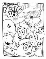 Coloring Pages Ark Veggie Tales Kids Printable Noahs Veggietales Noah Easter Superbook Sheets Christian Bible Color Colouring Book Church Worship sketch template