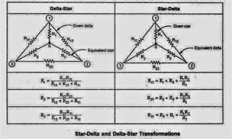 star delta  delta star transformations  tech