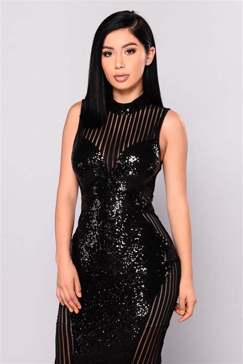 Girl On Top Sequin Dress Black Fashion Nova Dresses Fashion Nova