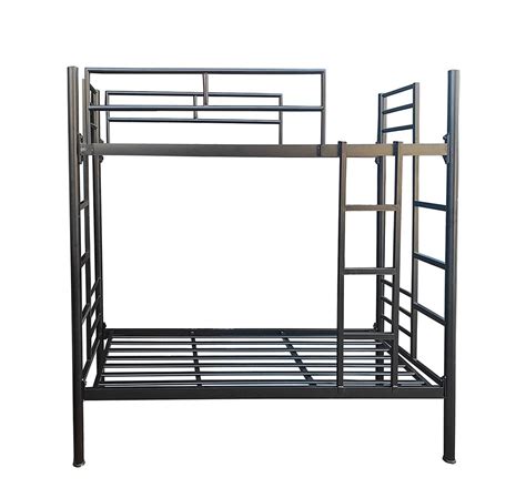 Twin Over Full Mild Steel Metal Bunk Bed Without Storage Suitable For