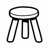 Stool Chair Vector Seating Furniture Illustration Clipart Vecteezy sketch template