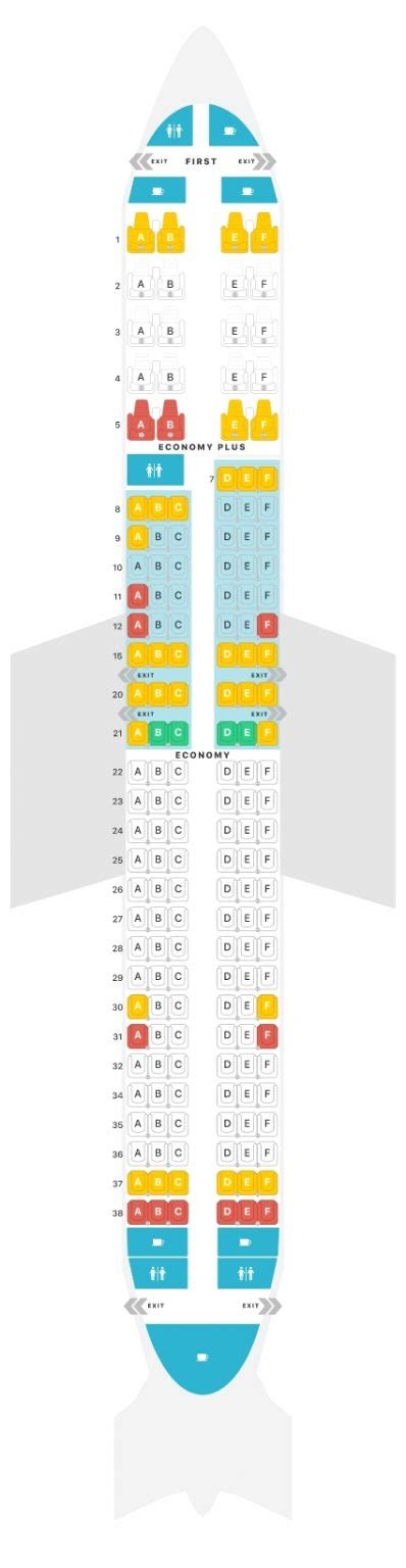 united   seat map review airportix
