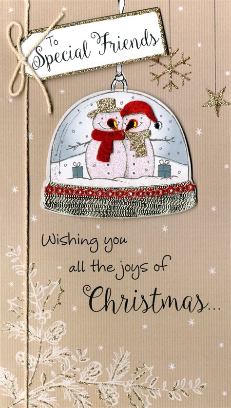 special friends embellished christmas card cards love kates