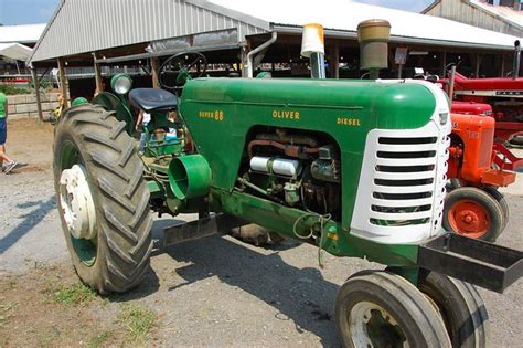 oliver diesel super  tractor flickr photo sharing