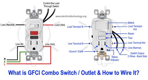 wire gfci combo switch outlet gfci switchoutlet wiring