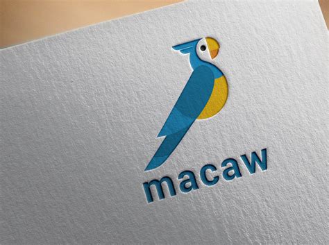logo design macaw  yousuf ali  dribbble