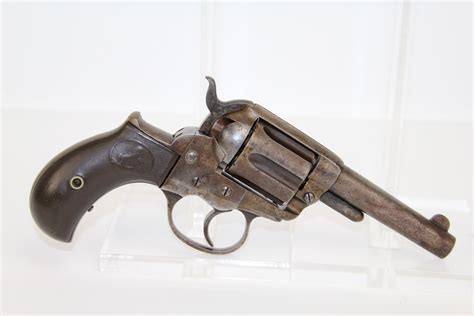 antique colt model  lightning  revolver  ancestry guns