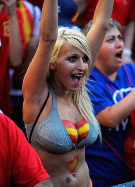 Worlds Hottest Soccer Fans Representing Their Countries