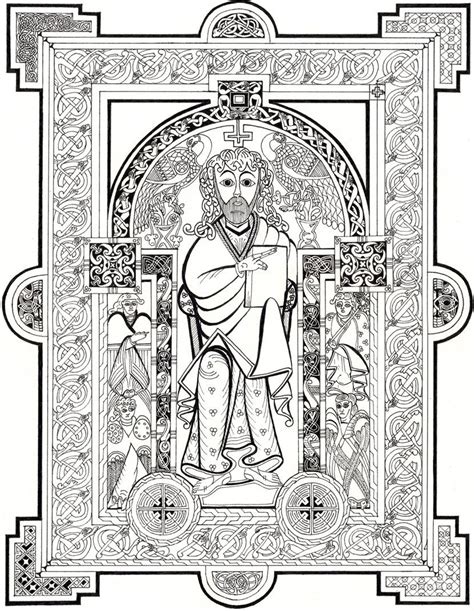 book  kells coloring pages