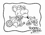 Binoo Toopy Coloring Pages Print Kids Colouring Popular sketch template