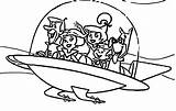 Coloring Jetsons Wecoloringpage Pages Cartoon sketch template
