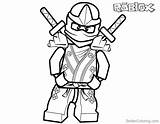 Roblox Coloring Pages Lego Ninjago Printable Kids Adults sketch template