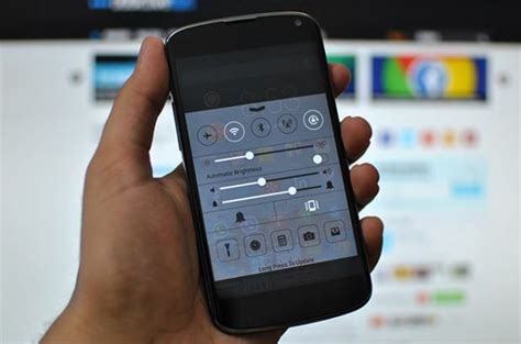 app  android brings    ios  control center   device