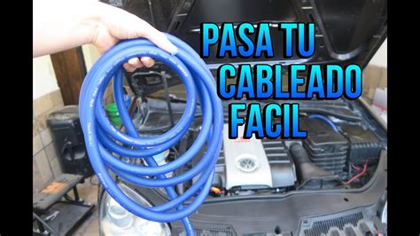 como pasar el cable de corriente del motor  la cabina youtube