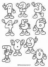 Numeri Colorare Bambini Ritagliare Animati Pianetabambini Disegni Immagini Infanzia Animali Colori Asilo Scegli Murales Alfabeto sketch template