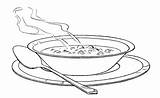 Sopa Ausmalbilder Kidsdrawing Ladle Soups Suppen Seleccionar Bowls sketch template