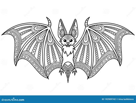 bat coloring pages  adults