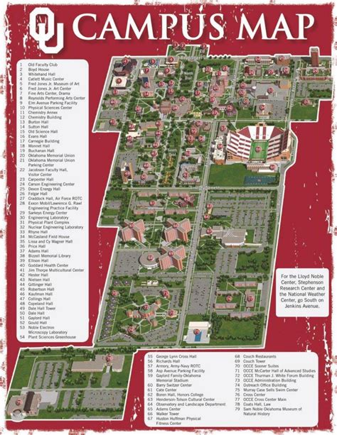 ou tulsa campus map
