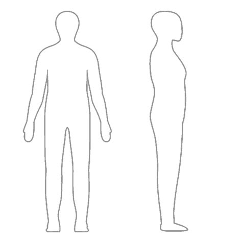 body silhouette outline   body silhouette outline png