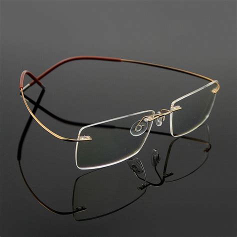 men s flexible optical eyeglass frame eyewear glasses β titanium