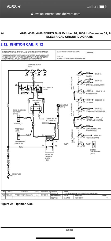 international truck  wiring diagram wiring diagram