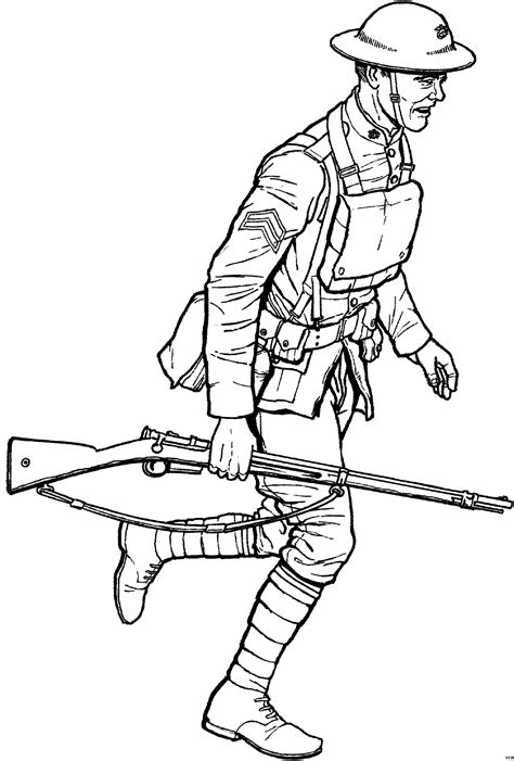 soldat rennt ausmalbild malvorlage schlachten