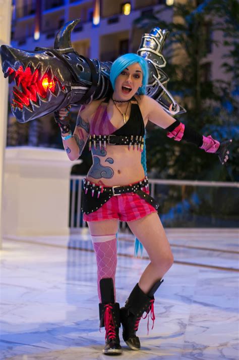 [self] unfinished my jinx cosplay from league of legends