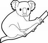 Koala Clipart Outline Koalas Clip Tree Animals Silhouette Bear Wombat Australian Animal Cliparts Drawings Classroomclipart Classroom Library Clipartbest Kangaroo Choose sketch template
