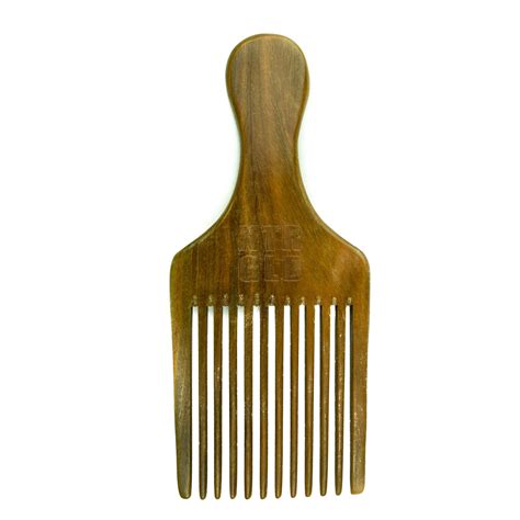 afro power pick comb  inches neter gold