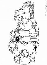 Shaun Schaf Baranek Carneiro Mouton Pintar Oveja Bitzer Kolorowanki Ausmalbild Planetadibujos Schaap Famille Pecora Coloriez Afkomstig Kleurplaten Desenhosparacolorir Malbuch Mioutou sketch template