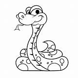 Slangen Kleurplaten Leuk Dieren Slang Tekeningen Leukvoorkids Reptielen Poten Uitprinten Downloaden Afkomstig sketch template