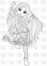 Coloring Moxie Pages Girlz Coloriage Color Girls Girl Print Book Index Doll Anime Tegninger Til Choose Board Websincloud Aktiviteter sketch template