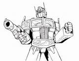 Optimus Coloring Megatron Transformers sketch template