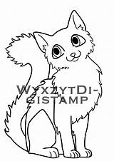 Cat Pages Fluffy Coloring Getcolorings Getdrawings sketch template