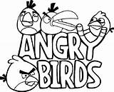 Coloring Game Pages Angry Birds Kids sketch template