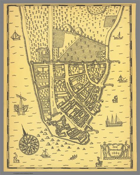 amsterdam  manhattan  york city david rumsey historical map collection