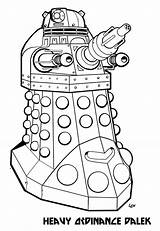 Dalek Who Doctor Coloring Pages Heavy Drawing Colouring Tardis Shows Tv Duty Daleks Printable Getdrawings Eclectic Micks Drawings Kb Variants sketch template
