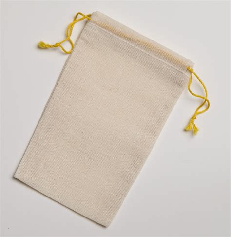 yellow double drawstring bags